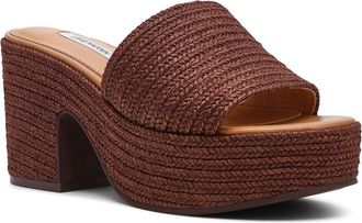 Steve Madden Trippy Womens Wedge Shoes Brown : 7.5 M, Synthetic
