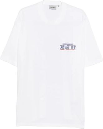 Carhartt Work in Progress White Crewneck Graphic T-Shirt