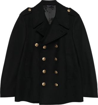 Dolce & Gabbana Caban con bottoni - Nero