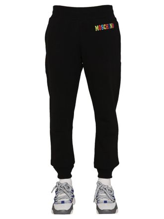 Moschino Multicolor Logo Jogging Pants