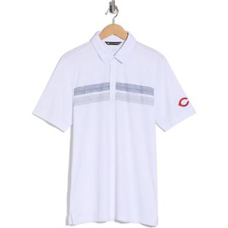 Travis Mathew Cincinnati Reds Top Recruit Polo in White at Nordstrom Rack, Size Xxx-Large
