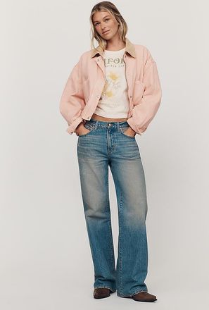 Anthropologie PISTOLA Harlowe Mid-Rise Wide-Leg Jeans