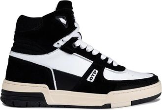 Off the Pitch Basketta Hi Sneakers Zwart/Wit - Heren - Sneakers - Zwart - 41 EU - Schoenen