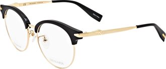 Trussardi Womens 51mm Black Opticals