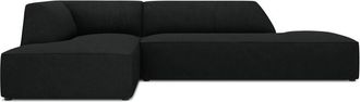 BLOOMINGLOFT 4-Sitzer Ecksofa mit Ottomane Sao 273 x 180 cm, mit Cordbezug - Eckteil links