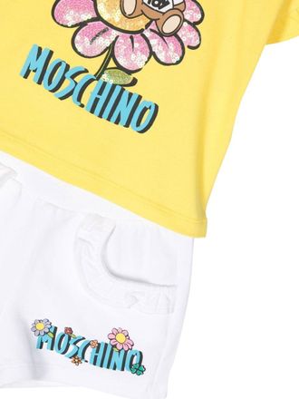 Moschino Cotton T-Shirt and Shorts Set - White