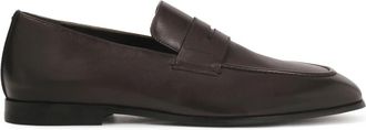 Kazar Donkerbruine leren loafers - Heren - Loafers - Bruin - 41 EU - Leer - Schoenen