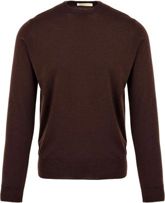 FILIPPO DE LAURENTIIS Maglione Gc 1Ml Rm 16Rv - Heren - Ronde hals truien - Rood - S - Wol - Truien & Vesten
