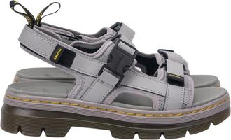 Dr. Martens Forster Mid Sandal - Dames - Sandalen - Grijs - 37 EU - Leer - Schoenen