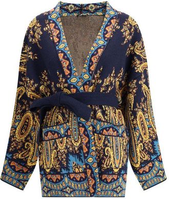 Etro Multicolor Cotton Womens Cardigan