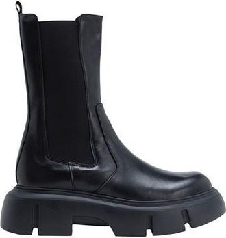 8 by YOOX LEATHER HIGH CHELSEA BOOTS