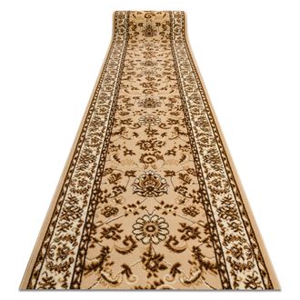 RugsX Rugsx - Alfombra De Pasillo Bcf Morad Klasyk Cl&aacute;sico Beige 100 Cm Beige 100x1000 Cm