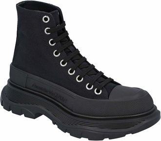 Alexander McQueen Alexander Mcqueen Womens Canvas Tread Slick Boot, Never Worn (Authentic Pre- Loved)