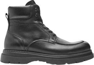 Ambitious Brady Veterlaars - Heren - Veterlaarzen - Zwart - 43 EU - Leer - Schoenen