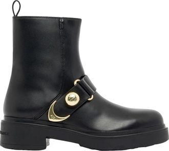 A|X Armani Exchange Enkellaarsjes - Dames - Enkellaarsjes - Zwart - 39 EU - Polyester - Schoenen