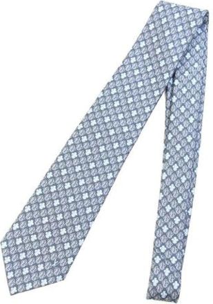 Louis Vuitton Pre-owned Cravat - Heren - Vintage Accessoires - Blauw - ONE Size - Vintage