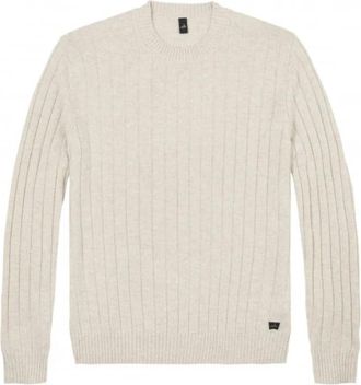 Wahts Wahts, Truien & Vesten, Heren, Beige, M, Wol, Nilsen Merino Cashmere Pullover