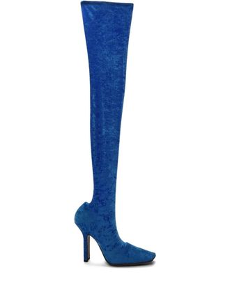 VETEMENTS Boomerang sock boots - Blue