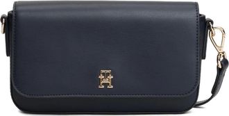 Tommy Hilfiger Borsa a tracolla con placca logo - Blu