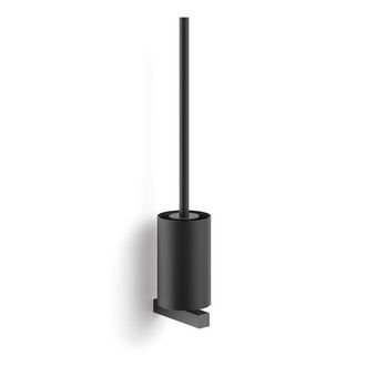 Zack Carvo Toiletborstelhouder - open - wandmontage - zwart