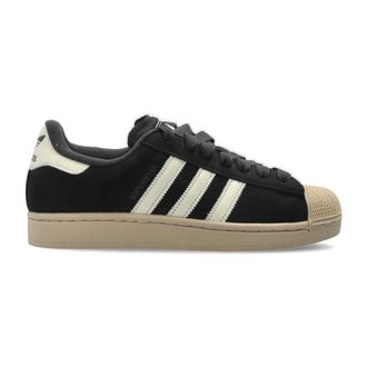 adidas Originals Adidas Originals, Sneakers, female, Black, Size: 6 1/2 US Superstar II Shoes