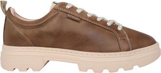 Pikolinos Asturias Vetersneaker - Dames - Veterschoenen - Bruin - 37 EU - Leer - Schoenen