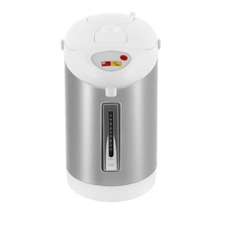 OEM Hervidor El&eacute;ctrico, Capacidad De 3 Litros, Construcci&oacute;n Duradera De Acero Inoxidable, Plata/blanco, 3 Litros