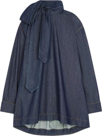 Dries Van Noten Blusa con collo lavalli&egrave;re