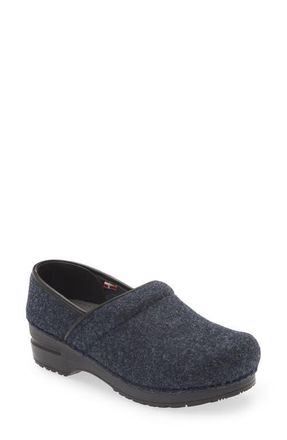 Sanita Ava Wool Clog in Navy at Nordstrom, Size 10Us