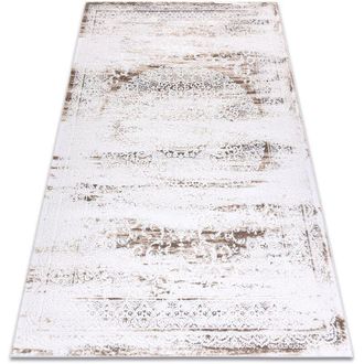 RugsX Rugsx - Alfombra Acr&iacute;lica Valencia 9986 Ornamento, Marco, Vintage Marfil Beige 120x180 Cm