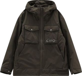 F.lli Campagnolo Jacket Fix Hood with Chest Pockets Regenjacke f&uuml;r Herren | schwarz