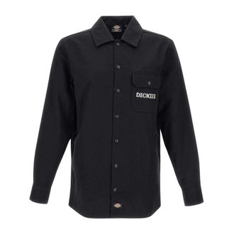 Dickies Zwarte Wichita Shirt - Heren - Casual Overhemden - Zwart - S - Overhemden