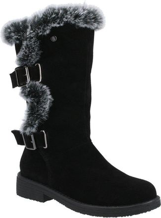 Hush Puppies Megan Suede Leather Mid Boots