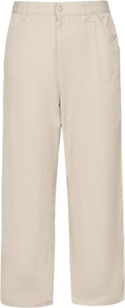 Carhartt Work in Progress Beige Broek met Triple Stitching - Heren - Straight fit broeken - Beige - W32 - Broeken