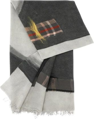 Exquisite J Accessoires, Dames, Veelkleurig, ONE Size, Wol, Sjaal met franjes