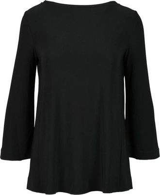 Max Mara Vrijetijdsblouse in polyester elastaan - Dames - Blouses - Zwart - XS - Polyester - Overhemden