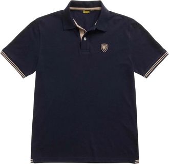 Blauer Polo Shirt - Heren - Polos - Blauw - S - Tops