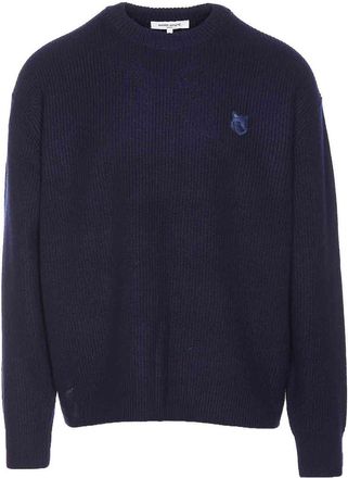 Maison Kitsuné Maison Kitsune Blue Sweater