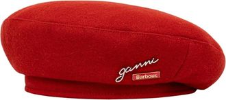 Barbour Baret - Dames - Hoeden - Rood - S - Wol - Accessoires