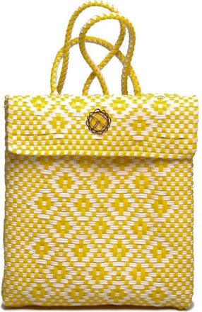 Lola's Bag Womens Native Backpack In Yellow Aztec