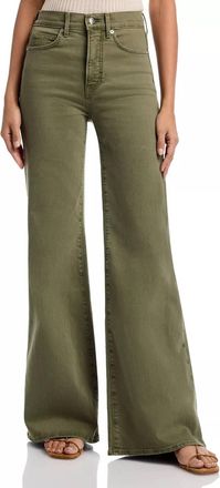 Veronica Beard Joplin High Rise Flare Jeans In Army