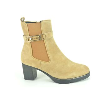 Nathan-Baume Schoenen, Dames, Bruin, 36 EU, Suède, Kameel Suède Laars + Gar. DZ. 5 cm