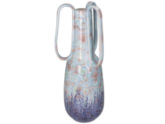 Schubiger M&ouml;bel Vase Keramik Hellblau B: 18 cm