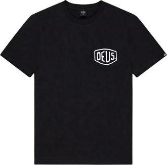 Deus Regular Fit T-shirt met korte mouwen - Heren - T-shirts - Zwart - XL - Katoen - Tops