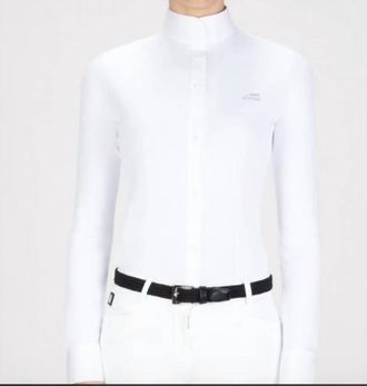 Equiline Victoria Show Shirt In White