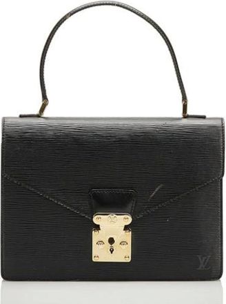 Louis Vuitton Pre-owned Handbags, female, Black, Size: ONE SIZE Pre-owned Leather louis-vuitton-bags