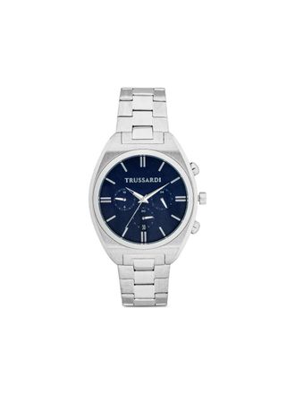 Trussardi Metropolitan 43 mm - Zilver