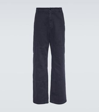 Dolce & Gabbana Mid-rise straight cotton pants