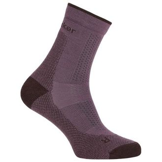 Icebreaker Merino Hike+ Ultralight Quarter Wandersocken f&uuml;r Damen | lila