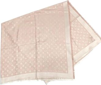 Louis Vuitton Pre-owned Scarves, female, Pink, Size: ONE SIZE Pre-owned Silk Scarf